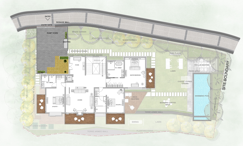Terra Sienna — First Floor Plan